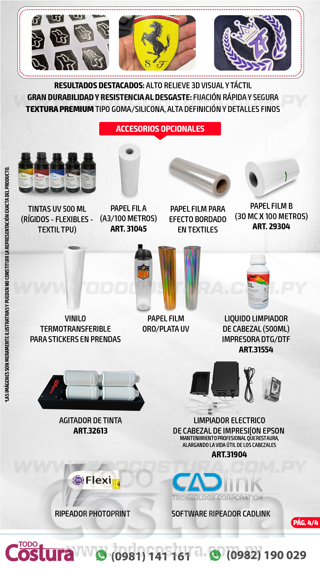 IMPRESORA UV DTF INDUSTRIAL (4 CABEZALES I3200 - 30 CM) WILLPEX SS-A304 (CON ESTANTE)